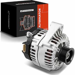 A-Premium Alternator Compatible with Chevrolet Malibu 2004 2005 2006 2008 2009 V6 3.5L, 12V 115A Clockwise 6-Groove Pulley, Replace# 15270802, 15794597