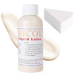 Fake Nose Putty for Santa Christmas Makeup,MEICOLY 3pcs SFX Special Effects Makeup Kit,Scar Wax Fake Scar Modeling Wax for Fake Scar and Wound with Spatula ,Fake Blood Scab Coagulated Blood Gel,Dark