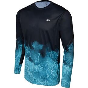 PELAGIC , Long Sleeve Fishing Shirt, UPF 50+ Protection, Water and Stain Repellent
