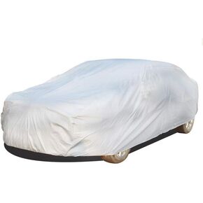 ESUPPORT Vehicle Car Cover Waterproof Windproof Dustproof Scratch UV Sun Snow Dust Rain Resistant Storage Protection Outdoor L (L 189" x W 69" x H 47")