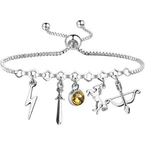 UJIMS Percy Book Lover Gift Camp Half Blood Bracelet Bookish Gifts Greek Mythology Gift Percy Movie Merch