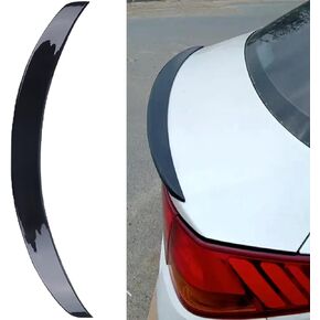 MUCO Trunk Lid Rear Spoiler Compatible with Kia K5 LX LXS GT EX All Models 2021 2022 2023 Gloss Black-JDM Akasaka Style Trunk Spoiler Wing-Gloss Black FD Style