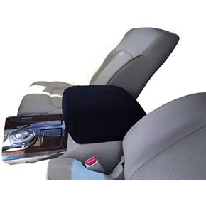 Auto Console Covers- Fits The Infiniti QX80 2014-2024 Center Console Armrest Cover Waterproof Neoprene Fabric - Black in Kuwait