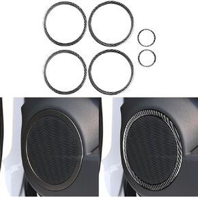 NVCNX Real Premium Carbon Fiber Compatible with Toyota RAV4 2006 2007 2008 2009 2010 2011 2012 Base Limited EV Sport Car Center Console Gear Shift Panel Cover Wrap Interior Trim Accessories Black - A