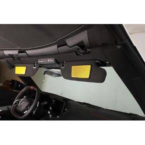 Soft 3D Real Carbon Fiber Car Cosmetic Mirror Panel Sticker Trim Decor Trim Kit Compatible with Corvette C8 Stingray Z06 Z51 2020 2021 2022 2023 Interior Decoration Accessories (Black)