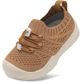 JOINFREE Toddler Shoes Boys Girls Wide Barefoot Shoes Slip On Sneakers for Toddler Kids Breathable Walking Shoes Lightweight Outdoor Tennis Shoes