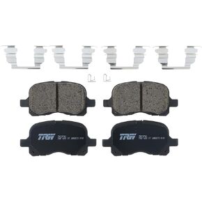 TRW Pro TRC0741 Disc Brake Pad Set For Toyota Corolla 1998-2002, Front, And Other Applications