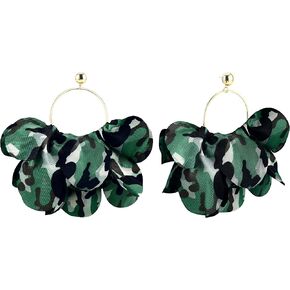 PLwelth Leopard Hoop Earrings for Women Large Hoop Drop Gold Earrings Jewelry Gifts for Birthday Christmas Stocking Stuffers