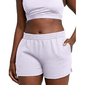 Hanes Originals Womens 2 Sweat Shorts with Pockets, M, Urban Lilac