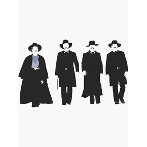 Tombstone: Justice is Coming - Sticker Graphic - Auto, Wall, Laptop, Cell, Truck Sticker for Windows, Cars, Trucks
