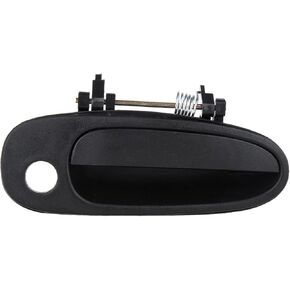 OCPTY Door Handle Exterior Front Passeneger Right Side Replacement fit 1993-1997 for Geo Prizm for Corolla Outside Door Handle Black