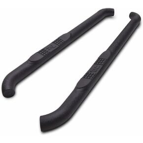 TAC Arrow Side Steps Running Boards Compatible with 2021-2024 Ford Bronco 2 Door SUV 5" Aluminum Texture Black Step Rails Nerf Bars Lightweight Off Road Accessories 2Pcs