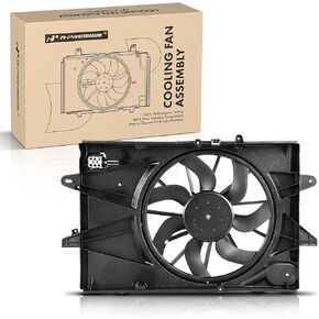 A-Premium Engine Radiator Cooling Fan Assembly Compatible with Select Chevrolet & GMC Models - Equinox 2010-2017, Terrain 2010-2017 - Replace# 25952782, 25952813