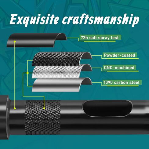 MoKitDora Sportster Dyna Softail 12" Rise Ape Hangers 1.5" Fat 1" Clamp Meathook Handlebar Z Bars for Harley XL 883/1200,1994-up Road King & 1998-2013 Road Glide، أسود لامع in Kuwait