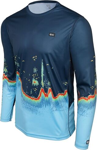 PELAGIC، قميص صيد طويل الأكمام، حماية من الأشعة فوق البنفسجية 50+، طارد للماء والبقع in Kuwait