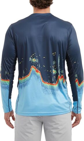 PELAGIC، قميص صيد طويل الأكمام، حماية من الأشعة فوق البنفسجية 50+، طارد للماء والبقع in Kuwait