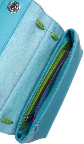 حقيبة يد مايواليت ريو فلابوفر - جلد، حزام قابل للتعديل، جيوب منزلقة، جيب بسحاب، تناسب جهاز كيندل in Kuwait