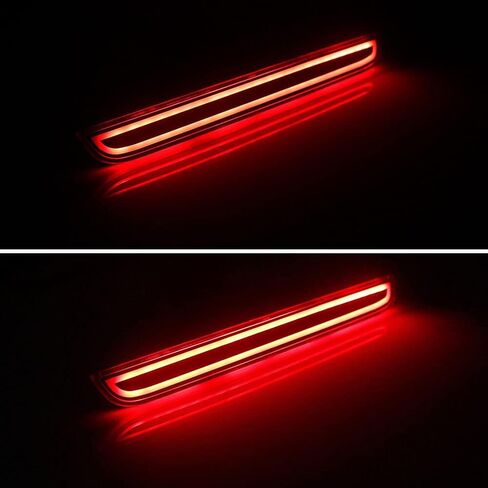LED Smoked Lens Tail Brake Rear Fog Lamps Bumper Reflector Lights For 2015 2016 2017 2018 2019 Dodge Challenger in Kuwait
