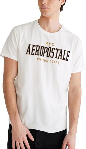 تي شيرت جامعي بأكمام قصيرة للرجال من AEROPOSTALE in Kuwait