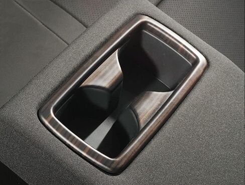 ERIDANUS اكسسوارات السيارات صالح لل RAV4 2024 2023 2022 2021 2020 2019 المقعد الخلفي حامل الكأس غطاء إطاري الكسوة (نمط الخشب الخوخ) ABS 1 قطعة in Kuwait