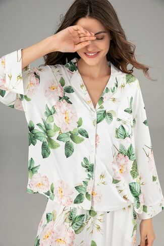 Women's Pajama Set Softest Women's Pajama Two Piece, Long Sleeve Pajama Set in Saudi Arabia