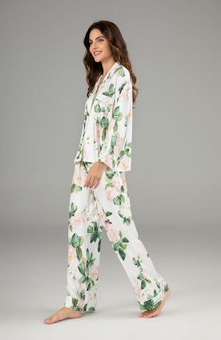 Women's Pajama Set Softest Women's Pajama Two Piece, Long Sleeve Pajama Set in Saudi Arabia