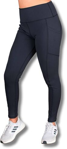 IBAX - Women's Workout Leggings L2409 with High Waist Tummy Control. Leggings Casual Gym Leggings Workout Pants with Pockets. in Saudi Arabia