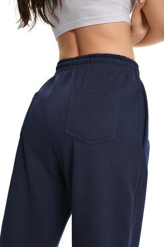 Athletic Sweat Pants for Women Fleece Drawstring Sweatpants Straight Leg Pants with 4 Pockets 31’’ Inseam in Saudi Arabia