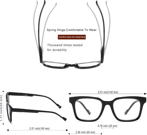 Blue Light Blocking Glasses for Women Men,Computer Reading Phones Gaming TV Glasses for Womens Men Adult BL7 in Saudi Arabia