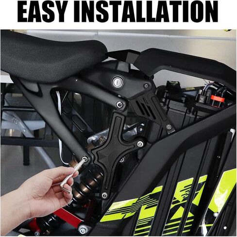 طقم رفع تعليق مقعد الجسم، موسعات المقعد، رافعة الإطار الفرعي لـ Sur Ron Light Bee X وS Segway X160 X260، دعامة رفع مقعد متينة مضادة للصدأ من الألومنيوم CNC لأجزاء Surron (أسود) in Kuwait