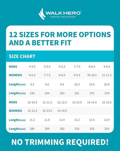 WalkHero Heavy Duty Arch Support Insoles, 220+lbs Plantar Fasciitis Orthopedic Inserts Relieve Pain, Work Boot Orthotics Insoles (Mens 6-6.5 | Womens 8-8.5, Coral Green) in Saudi Arabia