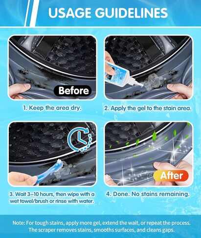 EPN Home Remover Gel, 8 Fl Oz Effective Household Washing Machine Cleaner for Household Shower, Kitchen Sinks, Walls, Tiles, Grout, Bathrooms, Washing Machine and Refrigerator Strips in Saudi Arabia