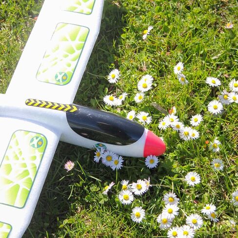 HABA Terra Kids Maxi Hand Glider with Boomerang Setting - Easy to Assemble 22" Sturdy Styrofoam Airplane with Decals in Saudi Arabia