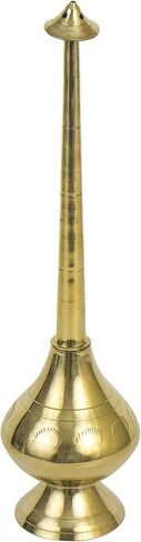 Brass Sprinkler Bottle for holy Water, gangajal and Perfume gulab pash Rose Water paneer sombu – (Small (8 Inch)) in Kuwait