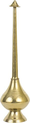 Brass Sprinkler Bottle for holy Water, gangajal and Perfume gulab pash Rose Water paneer sombu – (Small (8 Inch)) in Kuwait
