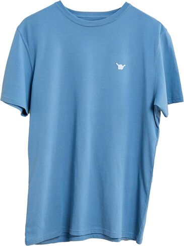 Hang Loose Square 100% Organic PIMA Cotton T-Shirt - Premium Ultra Soft and Long Lasting tee for Men and Women - Short Sleeve in Saudi Arabia