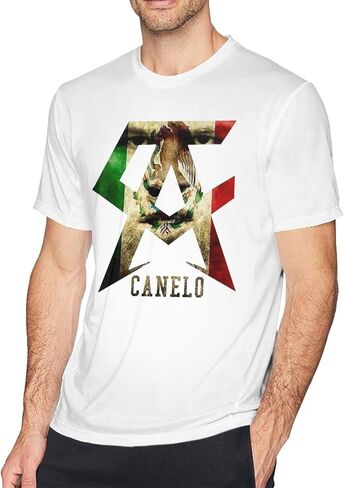 Men's Casual Canelo of Alvarez Tee Shirt Short Sleeve O-Neck T-Shirt Sports Tops for Teens Plus Size Tshirts in Saudi Arabia