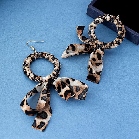 PLwelth Leopard Hoop Earrings for Women Large Hoop Drop Gold Earrings Jewelry Gifts for Birthday Christmas Stocking Stuffers in Saudi Arabia