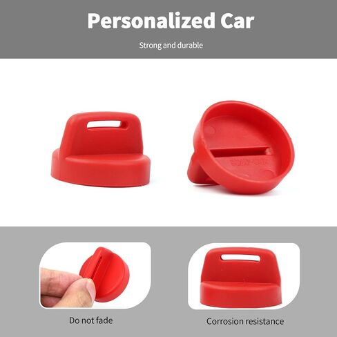 Linskip Start Switch Cover Fit for Polaris Ranger, Brutus, RZR, General, ACE, Sportsman, Trail Boss, Trail Blazer, Magnum, Xpress, Sport UTV ATV, Ignition Key Caps(red) in Kuwait