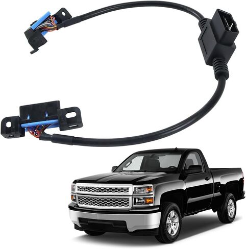 76404-01A Plug N Play Pass Through Harness متوافق مع Ford متوافق مع Silverado متوافق مع Sierra (باستثناء Ram Toyota) متوافق مع لوحات تشغيل PowerSteps obdii in Saudi Arabia