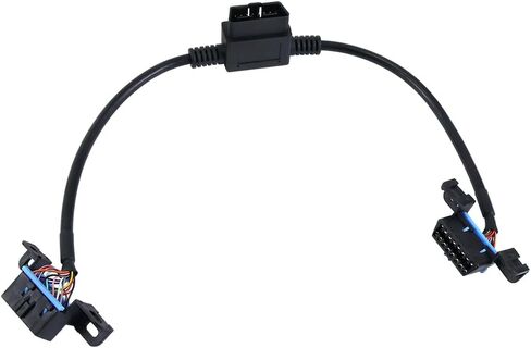 76404-01A Plug N Play Pass Through Harness متوافق مع Ford متوافق مع Silverado متوافق مع Sierra (باستثناء Ram Toyota) متوافق مع لوحات تشغيل PowerSteps obdii in Saudi Arabia