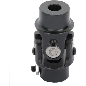 ECCPP Universal Steering U-Joints fits for 3/4DD x 9/16-26 Spline 35 Degree Black