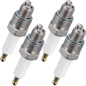 BDFHYK 1098 Iridium Spark Plugs Compatible with Nissan Suzuki Tohatsu Yamaha Universal Motorcycle Spark Plugs Replacement for BR7HS10 Set of 4
