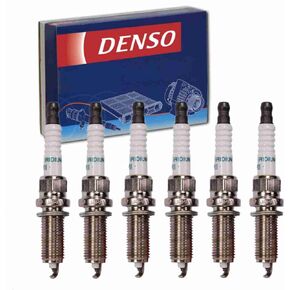 6 pc DENSO Iridium Long Life Spark Plugs compatible with Infiniti M37 3.7L V6 2011-2013