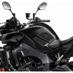 for Yamaha MT-10 MT 10 MT10 2022 2023 Motorcycle Side Fuel Tank pad Tank Pads Protector Stickers Decal Gas Knee Grip Traction Pad Tankpad (One Set) Black