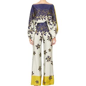 BDAILKA 2 Piece Disco Outfits for Women 1970'S, 80'S Party Disco Outfit Plus Size Racing Pants Sets Suit Off Shoulder