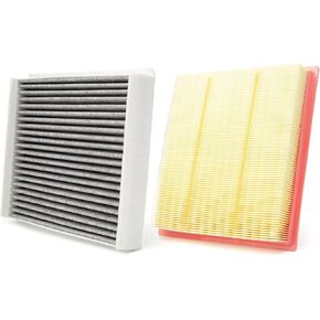7C3Z-9601-A Engine Filter and FL3Z19N619A Cabin Air Filter Set Replacement for Ford F150 2015-2023, for Ford Expedition 2018-2024, for Ford Lobo 2016-2022, for Lincoln Navigator 2018-2024