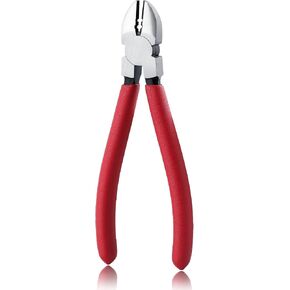 6 Inch Flat Nose Pliers with Serrated Jaw Precision Duck Bill Fine Pliers Multipurpose for Maintenance Flat Nose Pliers Wire Bending Straightening Pliers Precision Pliers for Jewelry Making in Saudi Arabia