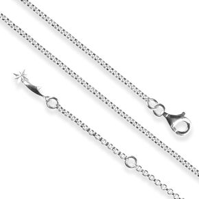 Sterling Silver Chain 22" Adjustable with Shooting Star Charm