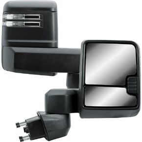 Passenger Right Side Door Towing Mirror Power and Heated with Signal Light No Spot Light with Back Cover For Chevrolet Silverado GMC Sierra 2500HD 3500HD from 2019 to 2024